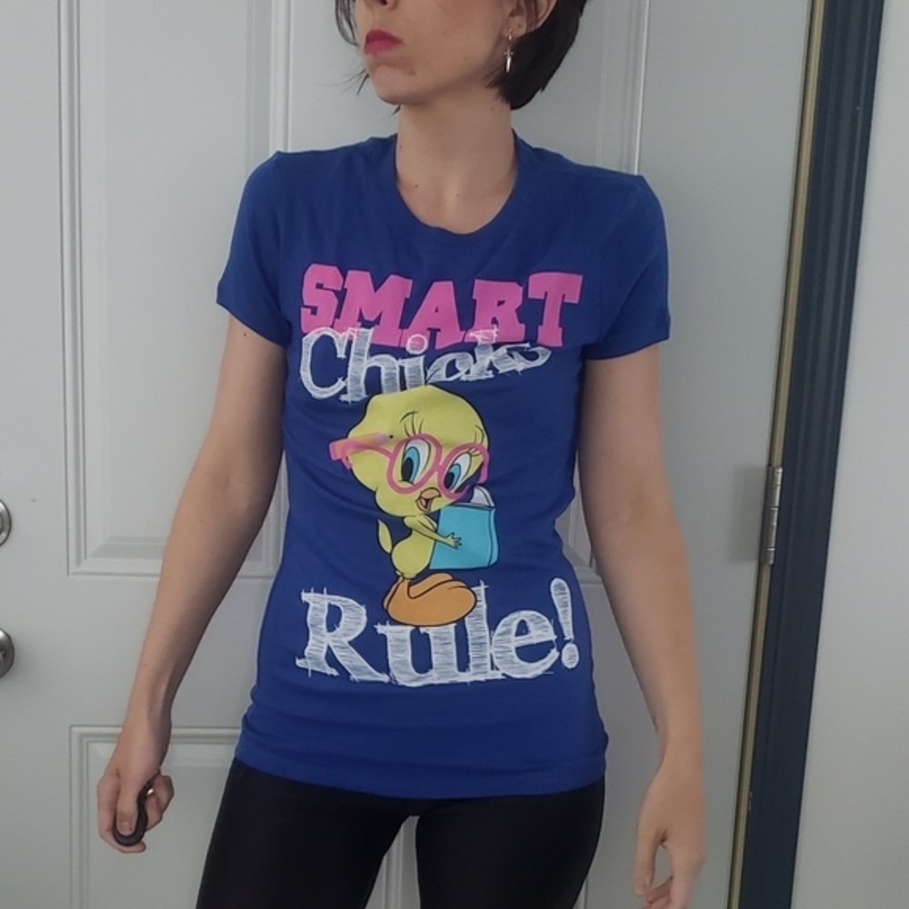 NWT Smart Chicks Rule Tweety‎ Bird Tee